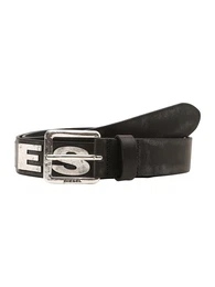 DIESEL Gürtel B-BOLD schwarz / silber