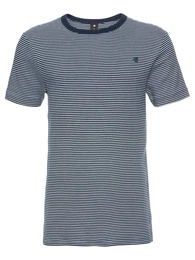 G-STAR RAW T-Shirt Ciaran stripe r t s/s blau / weiß