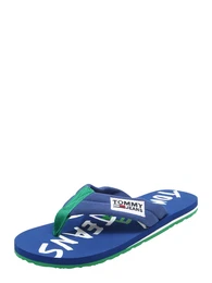 Tommy Jeans Zehentrenner Beach blau / grün / weiß