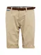 TOM TAILOR Chino Shorts SOLID, JIM beige