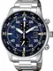 CITIZEN Chronograph ''''CA0690-88L'''' navy / silber