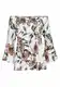 LASCANA Bluza  tamno zelena / tamno crvena / bijela