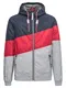 Ragwear Jacke ''''TRICOLE'''' nachtblau / grau / rot