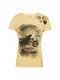 Key Largo T-Shirt MT IRON SPEED round zitronengelb / schwarz
