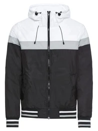 Jacke schwarz / weiß / hellgrau