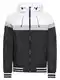 Urban Classics Jacke schwarz / weiß / hellgrau
