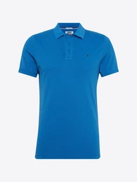 Tommy Jeans Poloshirt TJM FINE GARMENT DYE blau