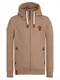 Naketano Sweatjacke braunmeliert