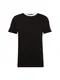NEW LOOK T-Shirt RP 46 29.09 MW RINGER WITH SIDE STRIPE P schwarz / weiß