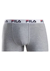 Fila Herren Boxer Shorts (2er Pack) graumeliert/rot/schwarz/wei