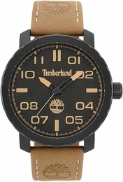 TIMBERLAND Quarzuhr WELLESLEY hellbraun / schwarz
