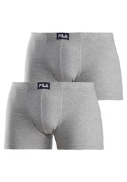 FILA Boxer Label (2 Stück) graumeliert