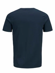 JACK & JONES JJECorp Logo Tee SS Crew Neck NOOS (12137126) dunkelblau/pastellrot/wei