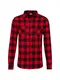 Urban Classics Hemd rot / dunkelrot / schwarz