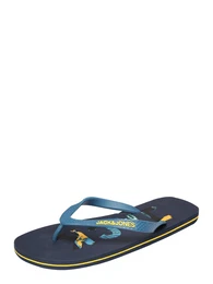 JACK & JONES Zehentrenner navy / gelb