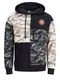 JACK & JONES Camo Sweatshirt beige / grün / orange / schwarz