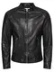JACK & JONES Jacke JCOTIM LEATHER JACKET schwarz