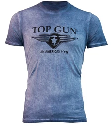 TOP GUN T-Shirt Wing blau / schwarz