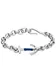 FOSSIL Edelstahlarmband Anker, VINTAGE CASUAL, JF02879040 blau / silber
