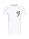 Mister Tee T-Shirt ''''Flamingo'''' hellpink / weiß / hellgrün / hellgelb