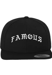 Mister Tee Snapback Famous Old grau / schwarz / weiß