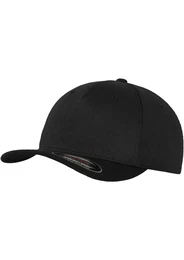 Cap ''''5 Panel'''' schwarz / weiß