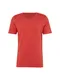 JACK & JONES T-Shirt JJEPLAIN TEE SS V-NECK NOOS rot