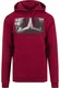 Mister Tee Sweatshirt ''''Pray'''' grau / rubinrot