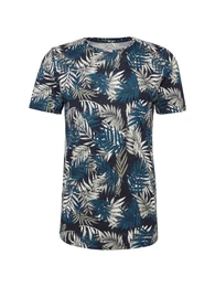 JACK & JONES T-Shirt JORJUNGLER TEE SS CREW NECK dunkelblau