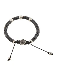 Armband schwarz / silber