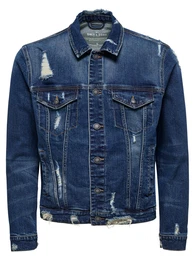 Only & Sons Jeansjacke blue denim