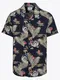 Only & Sons Hemd onsCRISTOPHER SS REG AOP VISCOSE SHIRT dunkelblau / grün