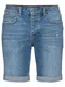 Review Hose BP SHORTS MID BLUE blue denim