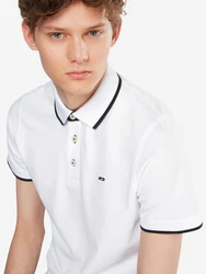 Jack & Jones Poloshirt JJEPAULOS POLO SS NOOS schwarz/weiß