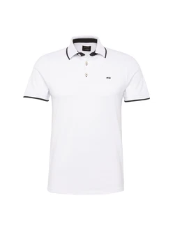 Jack & Jones Poloshirt JJEPAULOS POLO SS NOOS schwarz/weiß