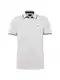 JACK & JONES Poloshirt 'JJPaulos' hellgrau / schwarz