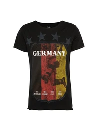 T-Shirt ''''German supporter'''' schwarz / rot / gelb