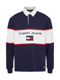 Tommy Jeans Shirt dunkelblau / rot / weiß