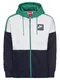Nike Sportswear Sweatjacke M NSW HOODIE AIR FZ FLC dunkelgrau / dunkelgrün / weiß