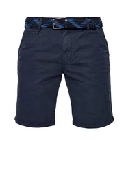 S.Oliver RED LABEL Shorts Plek Loose dunkelblau