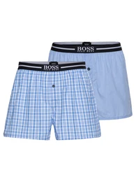 Casual Boxershorts hellblau / weiß