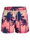 JACK & JONES Badeshorts blau / pink