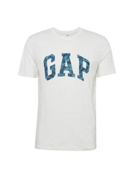 GAP T-Shirt TROP FILLED ARCH TEE hellblau / offwhite