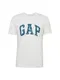 GAP T-Shirt TROP FILLED ARCH TEE hellblau / offwhite
