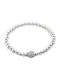 ROYAL-EGO Armband mit Totenkopf silber