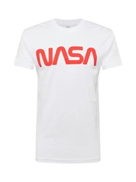 T-Shirt ''''NASA Worm'''' hellorange / weiß