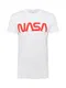 Mister Tee T-Shirt ''''NASA Worm'''' hellorange / weiß