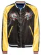 DIESEL Wende-Bomberjacke J-CRUST JACKE blau / gelb / schwarz