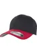 Flexfit Cap feuerrot / schwarz