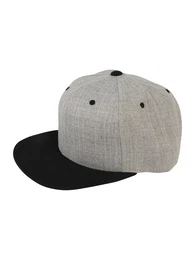 Flexfit Classic Snapback graumeliert / schwarz